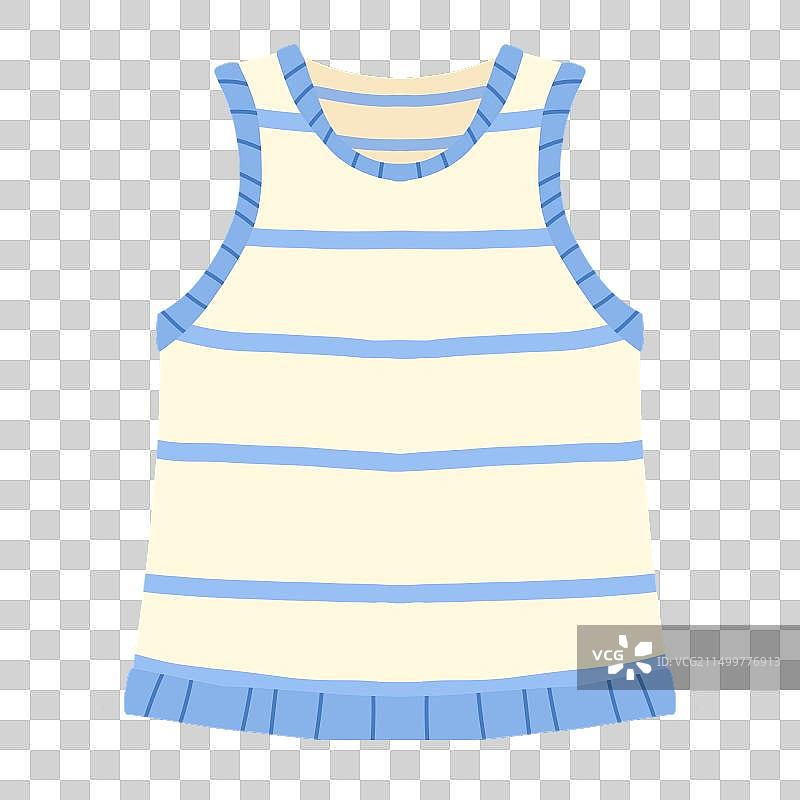 卡通背心上衣图片素材