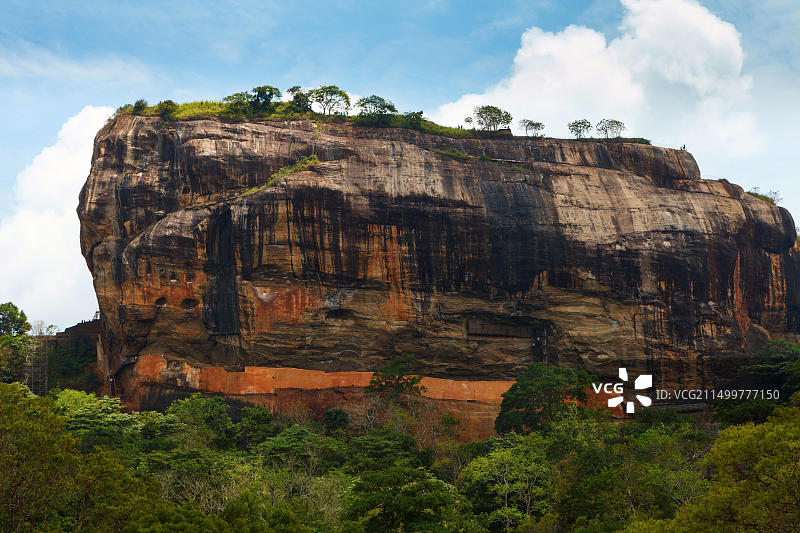 锡吉里耶狮子岩图片素材