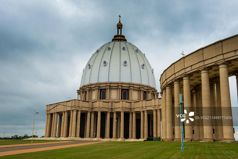 亚穆苏克罗和平之后母大殿，科特迪瓦，西非，非洲图片素材