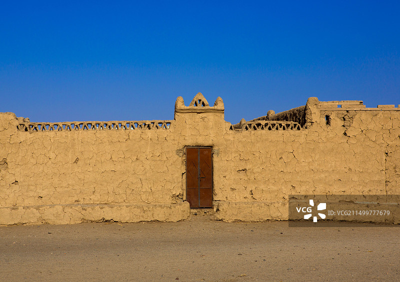 苏丹塞塞比的传统努比亚建筑门图片素材