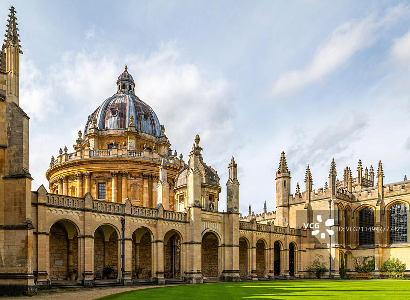 英国牛津大学万灵学院图片素材