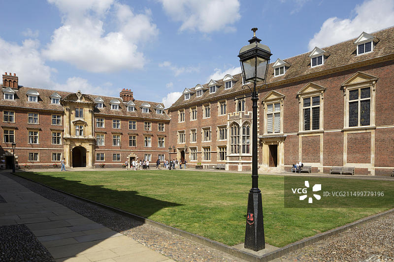 英国剑桥郡剑桥大学圣凯瑟琳学院，欧洲图片素材