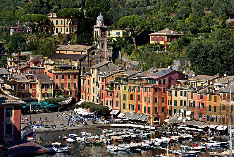意大利 Portofino 地中海风光图片素材