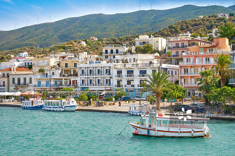 波罗斯岛，阿尔戈利达，伯罗奔尼撒，希腊图片素材