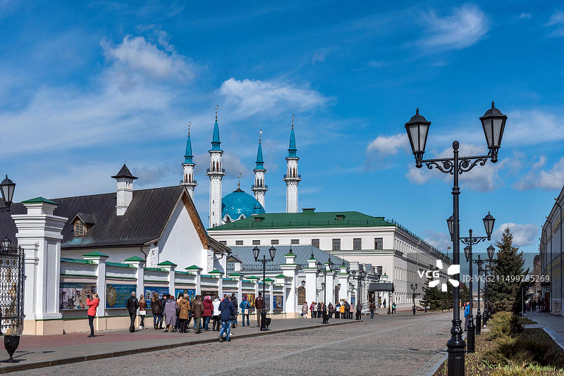 俄罗斯鞑靼斯坦共和国喀山克里姆林宫图片素材