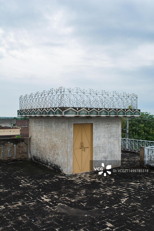 巴基斯坦卡里安的屋顶出口门图片素材