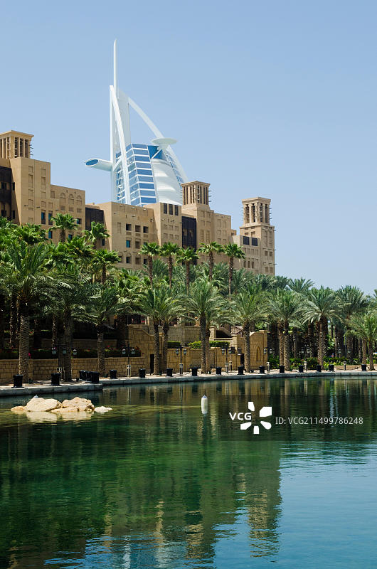 阿拉伯塔酒店与迪拜老城皇宫酒店图片素材