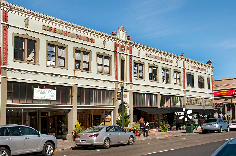 美国俄勒冈州阿斯托利亚市中心图片素材