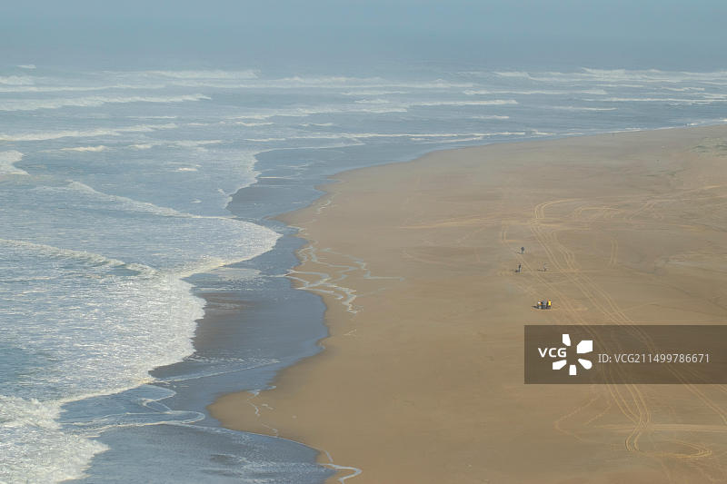 葡萄牙纳扎雷北滩图片素材