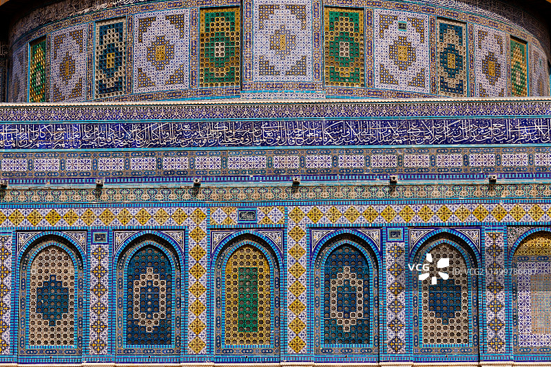 以色列耶路撒冷圆顶清真寺图片素材