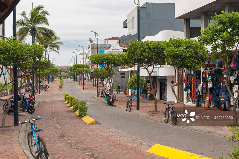 厄瓜多尔加拉帕戈斯群岛圣克鲁斯岛阿约拉港图片素材