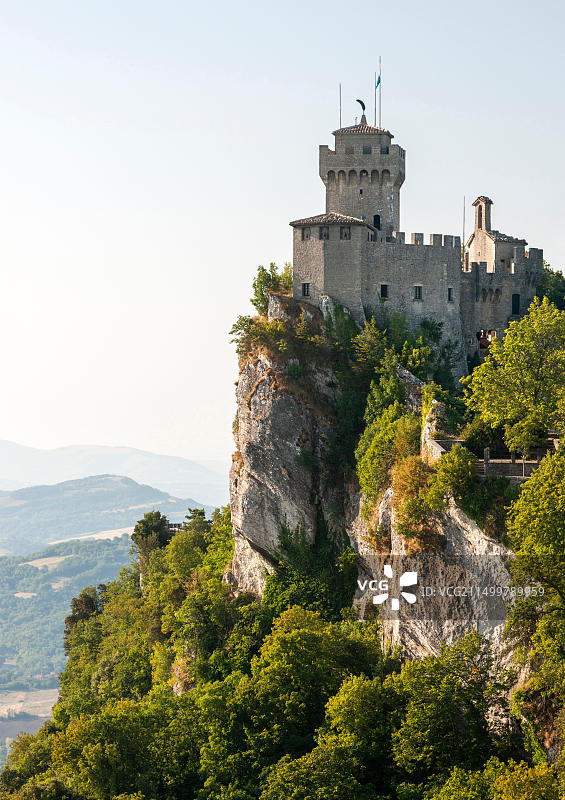 圣马力诺蒂塔诺山切斯塔塔景色图片素材