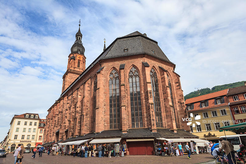 德国海德堡市场广场图片素材