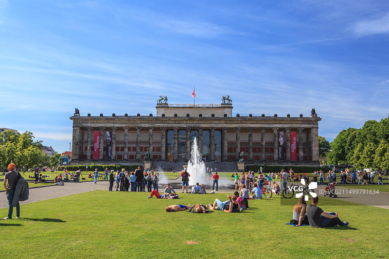 德国柏林老博物馆图片素材