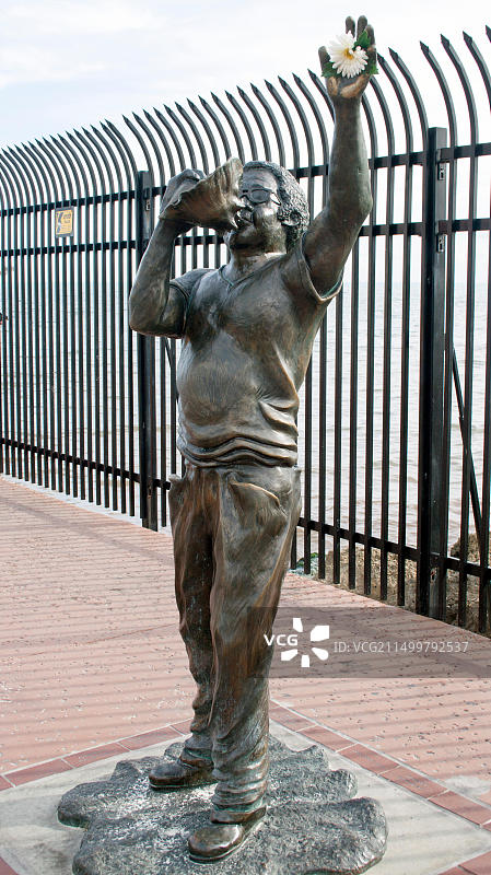 西礁岛海螺号雕像图片素材