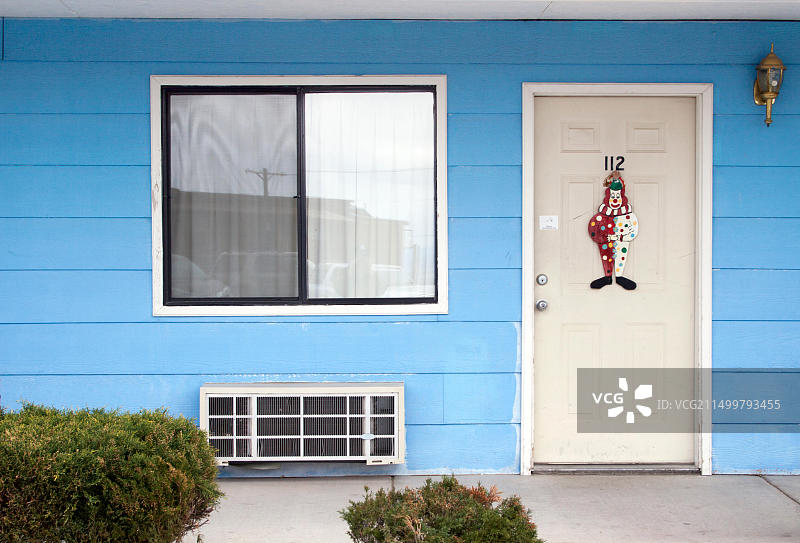 内华达州托诺帕的“小丑”汽车旅馆图片素材