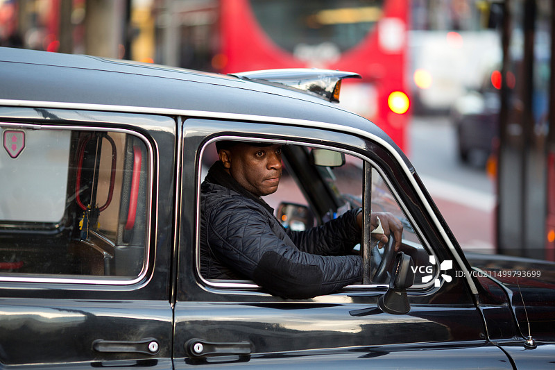 伦敦黑色出租车图片素材