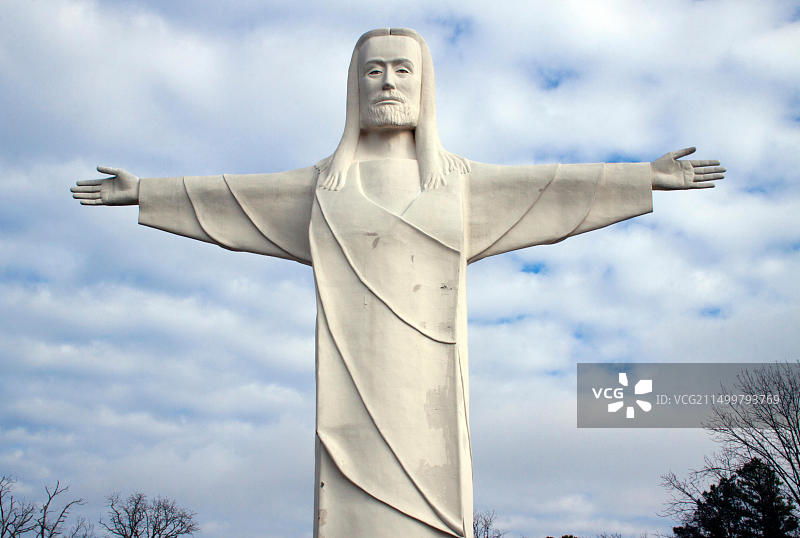 尤里卡斯普林斯阿肯色州的奥沙克基督图片素材