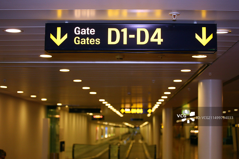 机场登机口标志图片素材