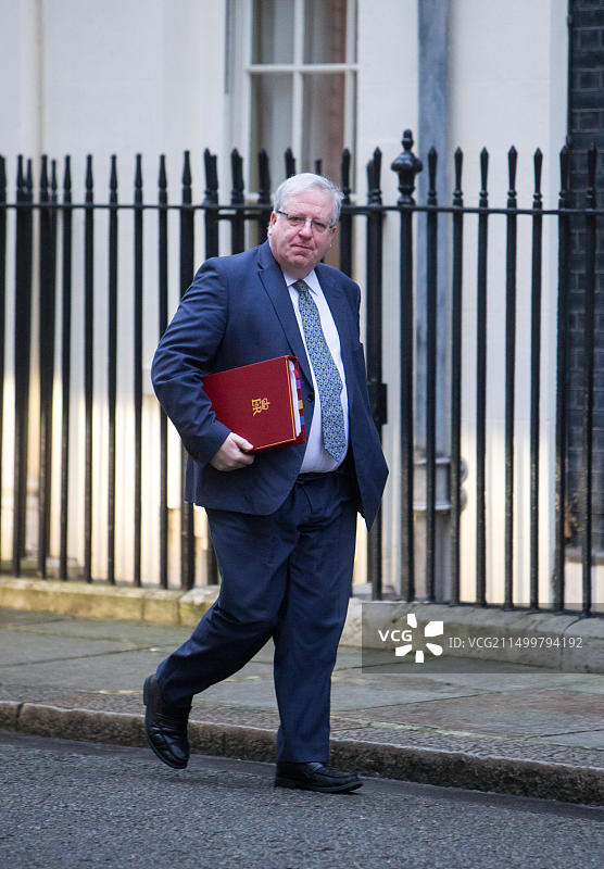 交通大臣帕特里克·麦克洛克林在唐宁街参加内阁会议图片素材