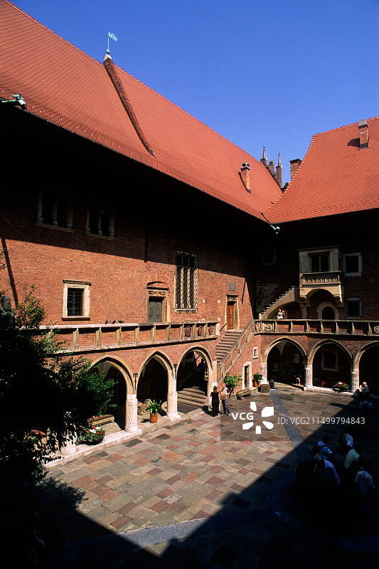 波兰克拉科夫，雅盖隆大学大圣学院图片素材