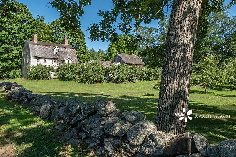康科德的老曼斯住宅，马萨诸塞州图片素材