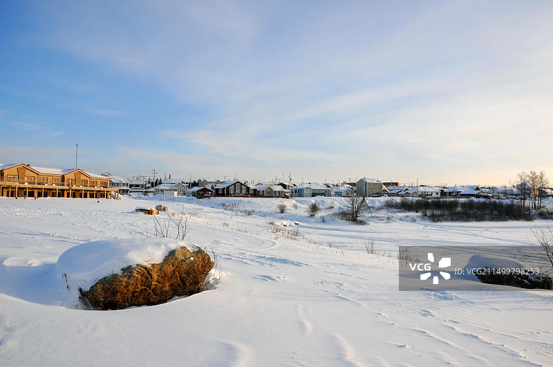 魁北克省米斯蒂西尼克里族社区图片素材