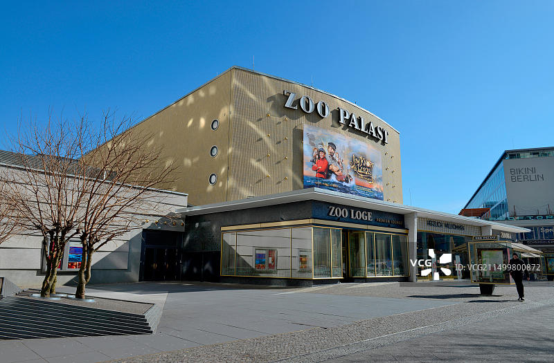 德国柏林夏洛滕堡哈登贝格大街动物园宫殿Kino图片素材