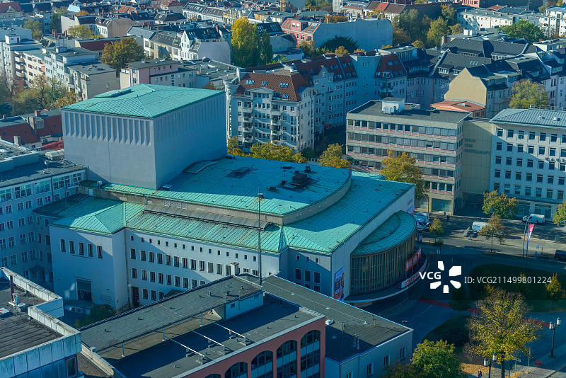 德国柏林夏洛滕堡俾斯麦大街剧院图片素材