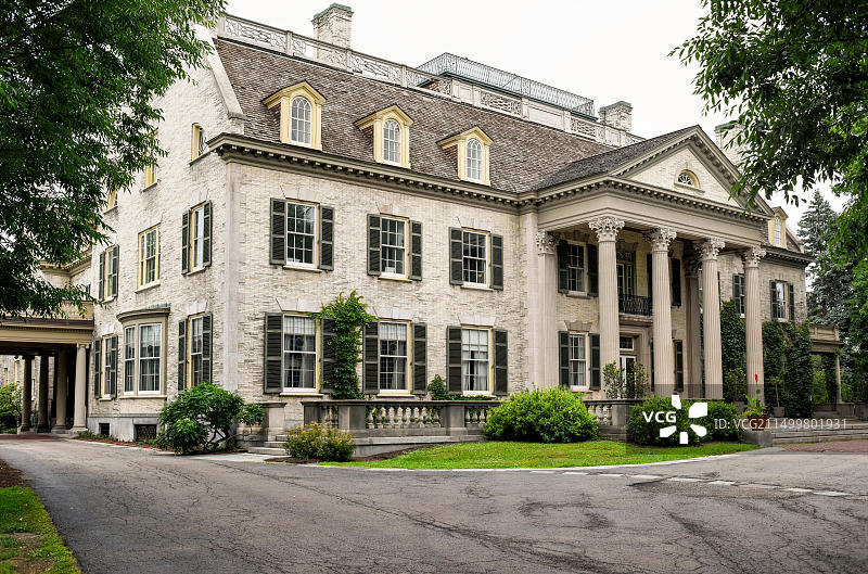 纽约罗切斯特乔治·伊士曼故居入口图片素材