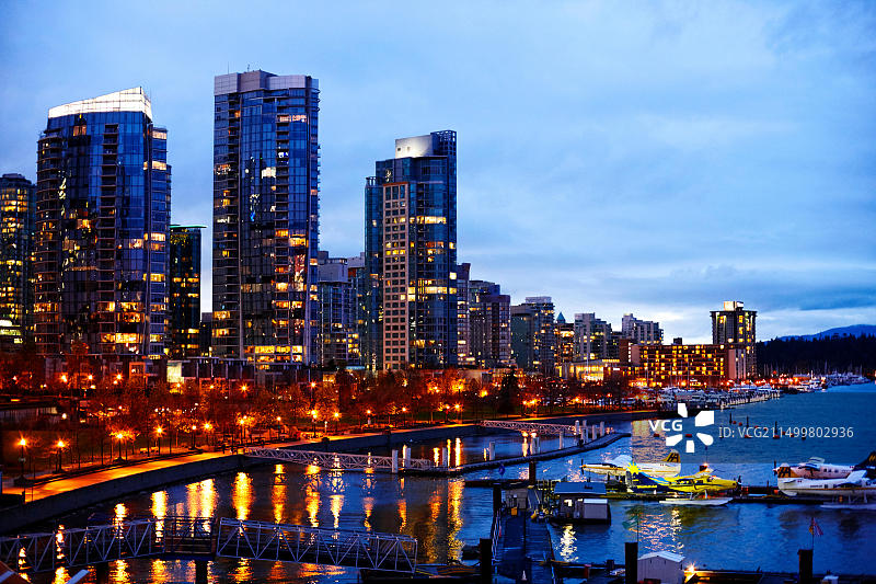 加拿大不列颠哥伦比亚省煤港温哥华海滨图片素材