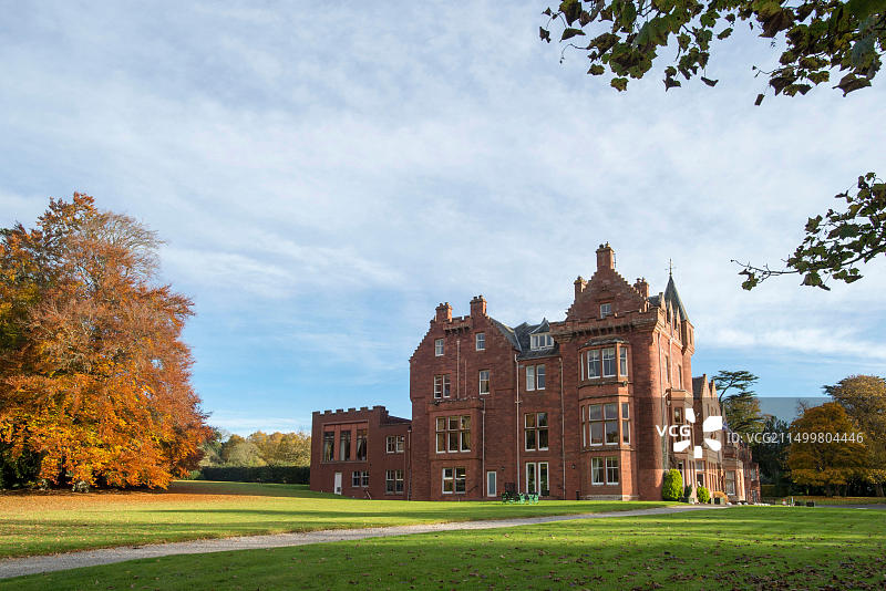 德莱堡修道院酒店，近苏格兰边境圣博斯韦尔斯图片素材