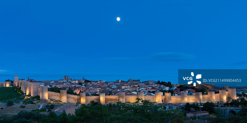 阿维拉古城及城外教堂，西班牙联合国教科文组织世界遗产图片素材