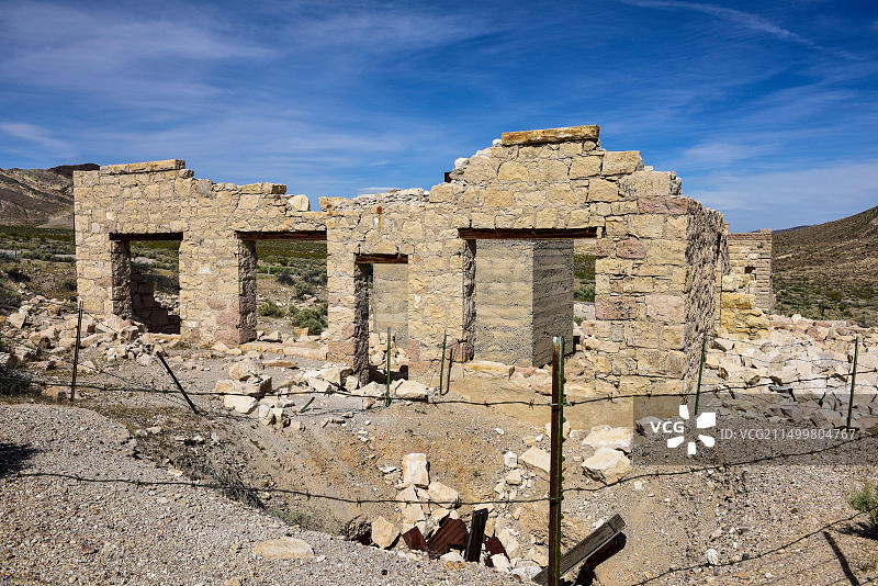 内华达州里奥莱特鬼镇：拉斯维加斯一日游图片素材