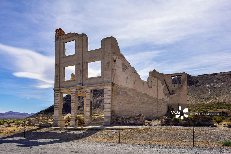 里奥莱特鬼镇，内华达州比蒂图片素材