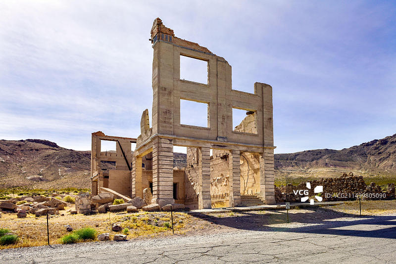 内华达州里奥莱特鬼镇：拉斯维加斯一日游图片素材