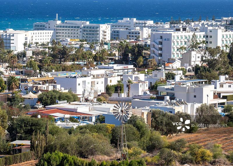 塞浦路斯帕拉利姆尼区普罗塔拉斯旅游区中心图片素材
