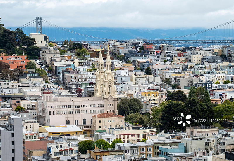 美国旧金山圣彼得与保罗教堂图片素材