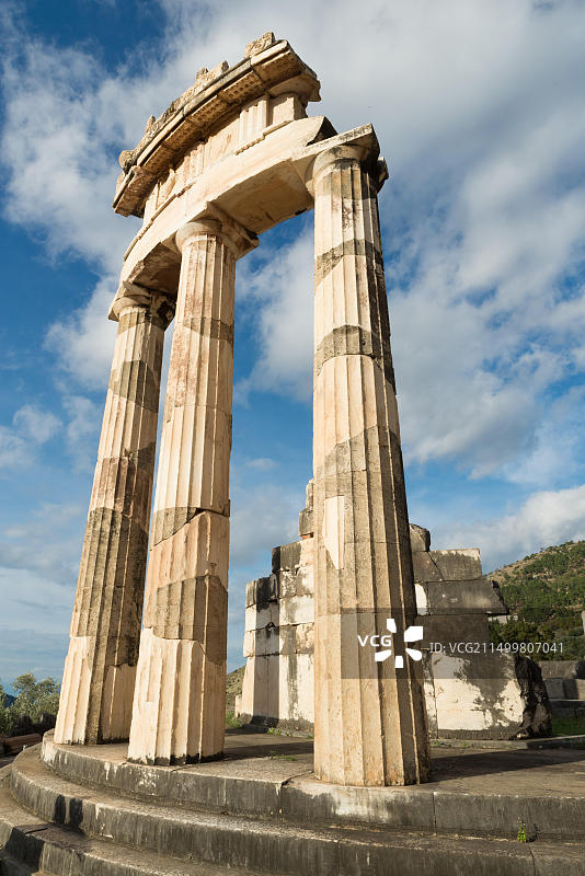 联合国教科文组织世界遗产：德尔斐考古遗址图片素材