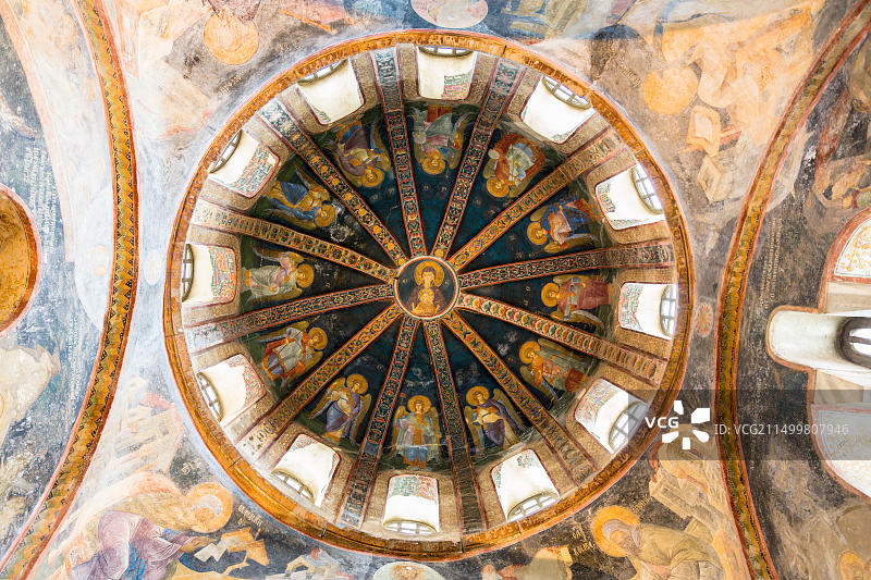 土耳其伊斯坦布尔Chora圣救世主教堂图片素材