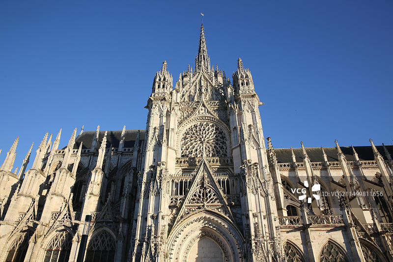法国诺曼底埃夫勒圣母院图片素材