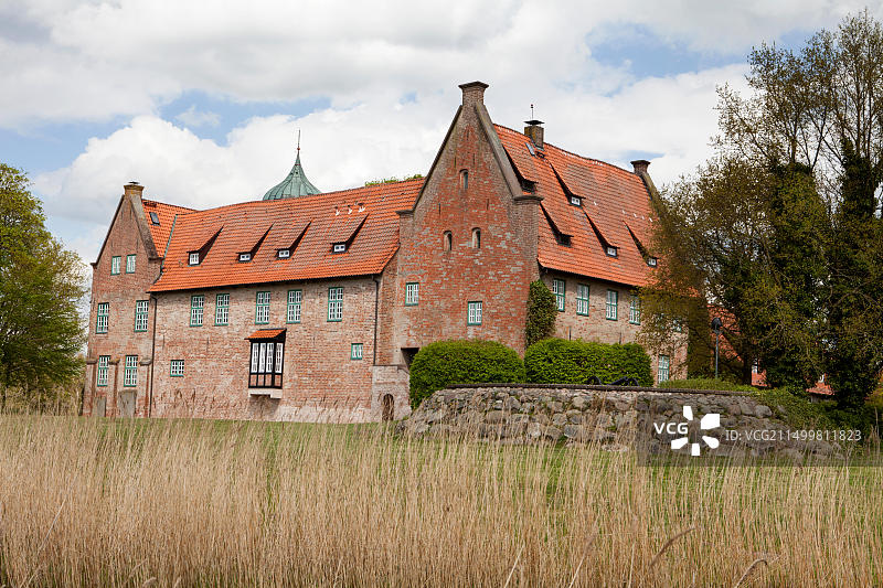 德国下萨克森州巴特贝德克斯萨的贝德克斯萨城堡图片素材