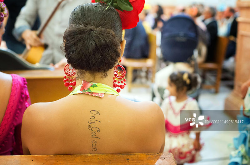 西班牙婚礼旅行传统图片素材