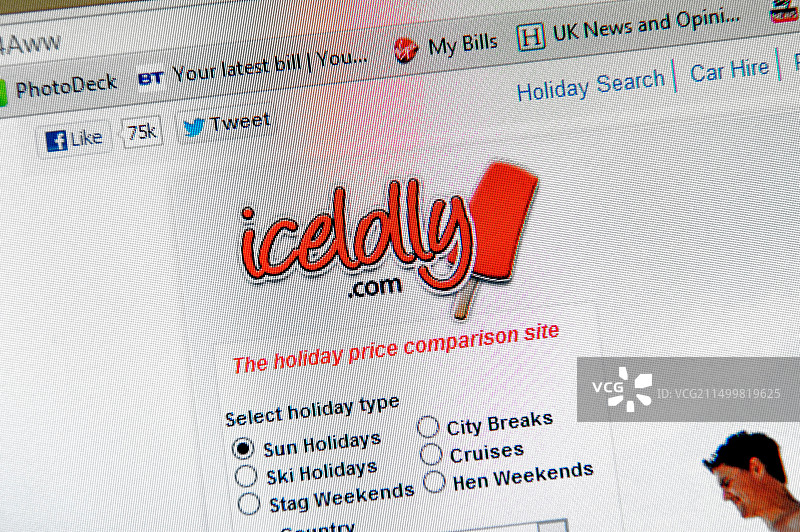 Icelolly.com假日旅游网站图片素材