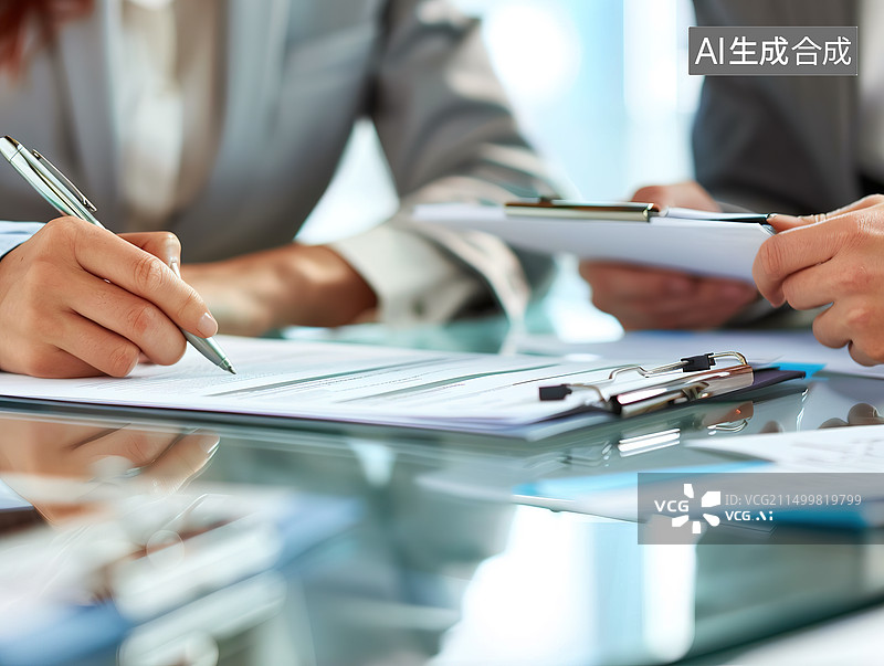 【AI数字艺术】协商办公会议时间图片素材