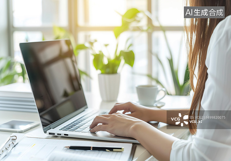 【AI数字艺术】居家办公工作计划图片素材