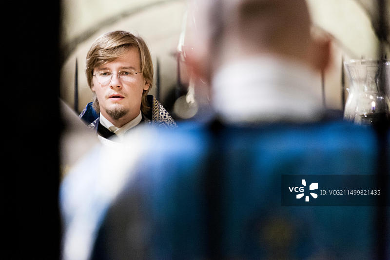 巴里圣尼古拉大教堂，意大利普利亚图片素材