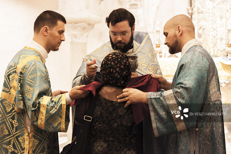 巴里圣尼古拉大教堂，意大利普利亚图片素材