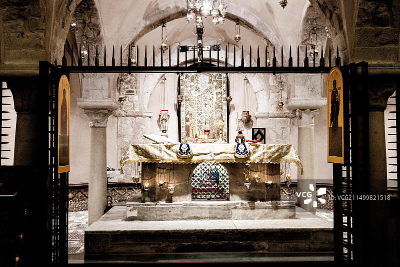 巴里圣尼古拉大教堂，意大利普利亚图片素材