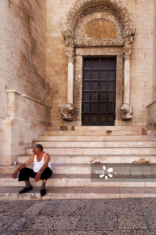 巴里圣尼古拉大教堂，意大利普利亚图片素材